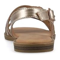 Journee Collection Womens Solay Flat Sandals