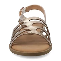 Journee Collection Womens Solay Flat Sandals