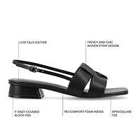 Journee Collection Womens Tabatha Heeled Sandals