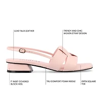 Journee Collection Womens Tabatha Heeled Sandals