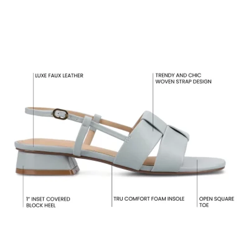 Journee Collection Womens Tabatha Heeled Sandals
