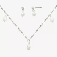 Mixit Womens Glass Hypoallergenic 2-pc. Jewelry Set