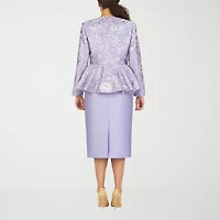 Giovanna Collection 3-pc. Brocade Skirt Suit