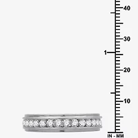 1/2 CT. T.W. Lab-Grown (H-I / I1) Diamond Wedding Band 10K White or Yellow Gold