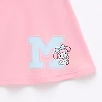 My Melody Drop Waist Built Short Skirt Womens Mid Rise Juniors Pleated