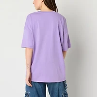 Chuck E. Cheese'S Oversized Tee Womens Crew Neck Short Sleeve Oversized Juniors Graphic T-Shirt
