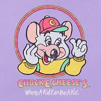 Chuck E. Cheese'S Oversized Tee Womens Crew Neck Short Sleeve Oversized Juniors Graphic T-Shirt