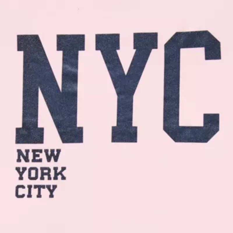 Grayson Threads, The Label New York City Womens Crew Neck Short Sleeve Oversized Juniors Graphic T-Shirt