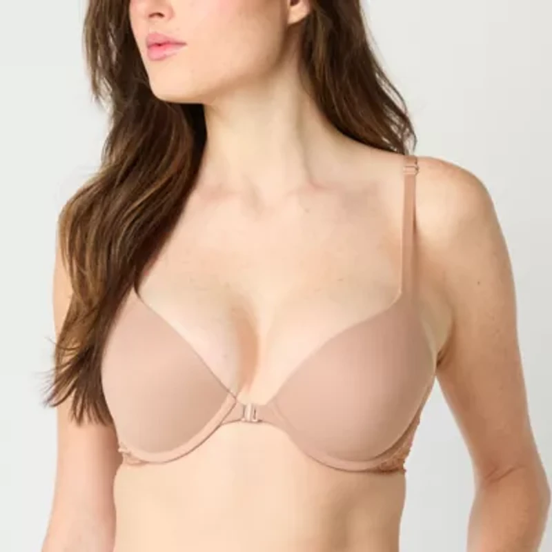 Arizona Body Cloud Kissed Front Close Push Up Demi Bra