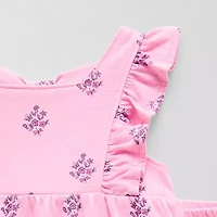 Okie Dokie Baby Girls 2-pc. Short Sleeve A-Line Dress