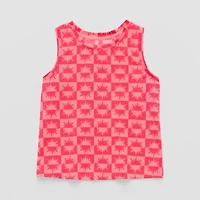 Xersion Performance Little & Big Kid Girls Crew Neck Sleeveless Active Tank Top