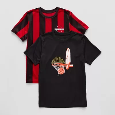 Xersion Little & Big Kid Boys Crew Neck Short Sleeve Regular Fit 2-pc. Graphic T-Shirt
