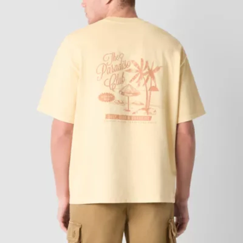 Arizona Mens Short Sleeve Boxy Fit Graphic T-Shirt