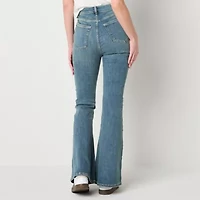 Arizona Juniors Womens High Rise Flare Leg Jean