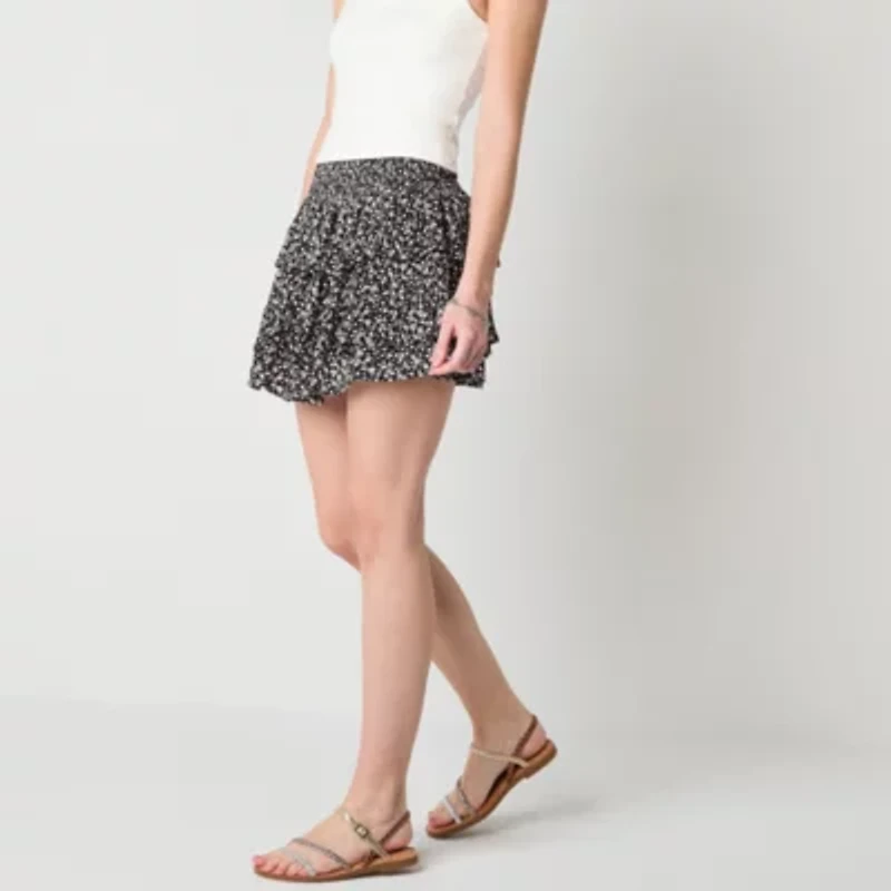 Arizona Womens Juniors Flared Skirt