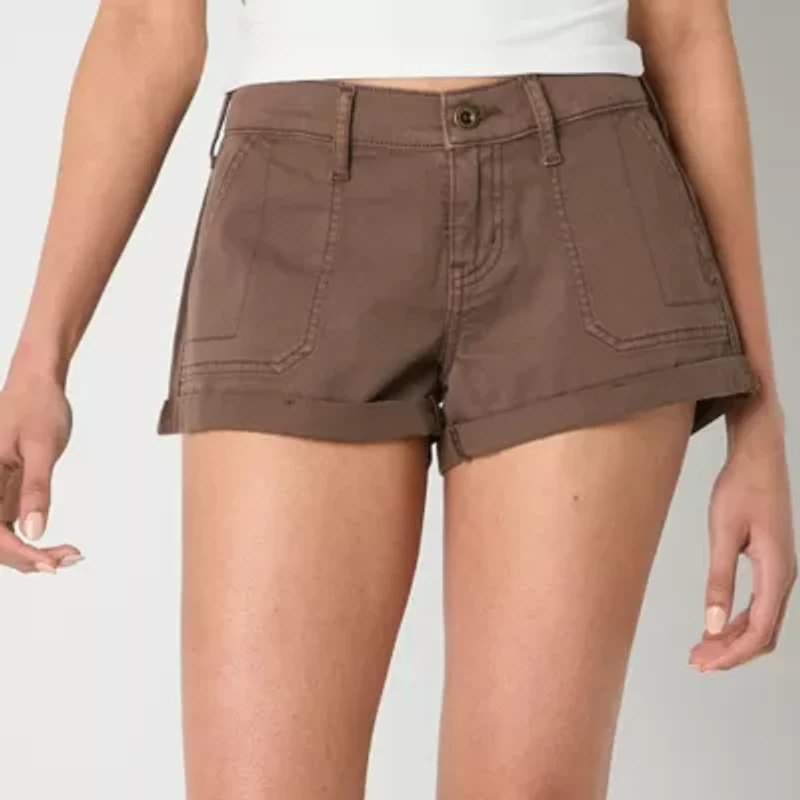 Arizona Juniors Womens Low Rise Shortie Short