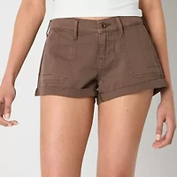 Arizona Juniors Womens Low Rise Shortie Short