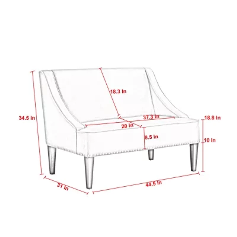 Inspired Home® Rosalie Tufted Bench