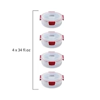 Joseph Joseph Nest Lock 8-pc. Round Food Storage Set