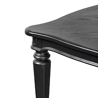 Melodi Parc Rectangular Wood-Top Dining Table