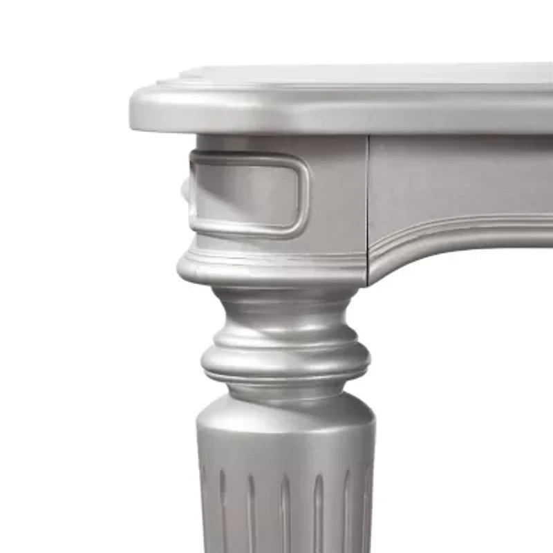 Melodi Parc Rectangular Wood-Top Dining Table