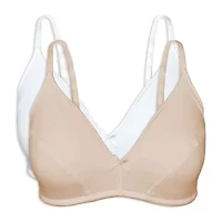 Bestform Cotton Wireless Bra with Lightly Lined Cups 2pk- 5006255