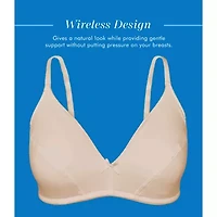 Bestform Cotton Wireless Bra with Lightly Lined Cups 2pk- 5006255