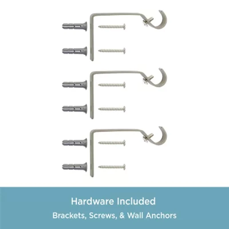 Kenney Mercer Ball 3/4 Adjustable Curtain Rod