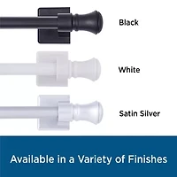 Kenney Cameron 7/16 Adjustable Curtain Rod