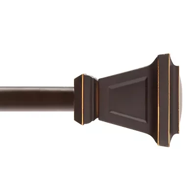 Kenney Seville Square 5/8 Adjustable Curtain Rod