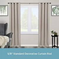 Kenney Seville Square 5/8 Adjustable Curtain Rod
