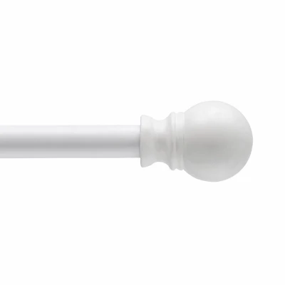 Kenney Davenport Petite Ball 1/2 Adjustable Curtain Rod
