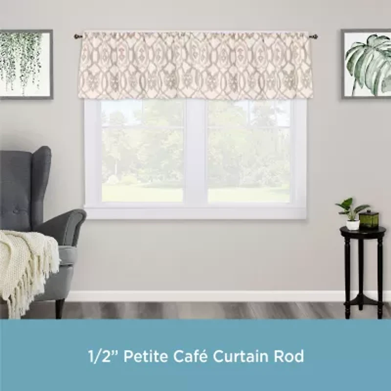 Kenney Arts & Crafts Petite Square 1/2 Adjustable Curtain Rod