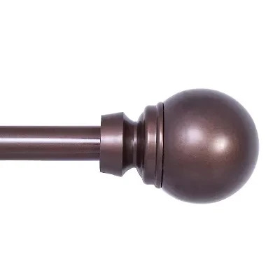Kenney Mae Ball 5/8 Adjustable Curtain Rod