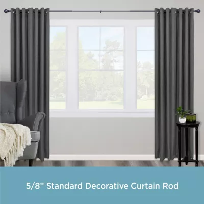 Kenney Mae Ball 5/8 Adjustable Curtain Rod