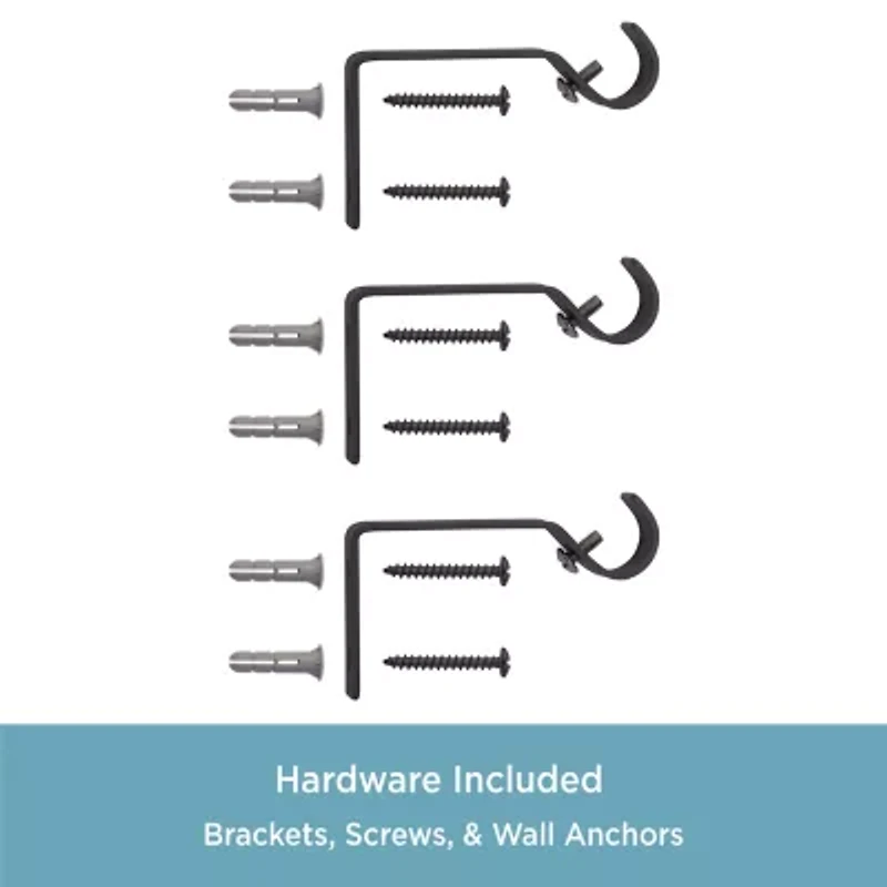Kenney Mae Ball 5/8 Adjustable Curtain Rod