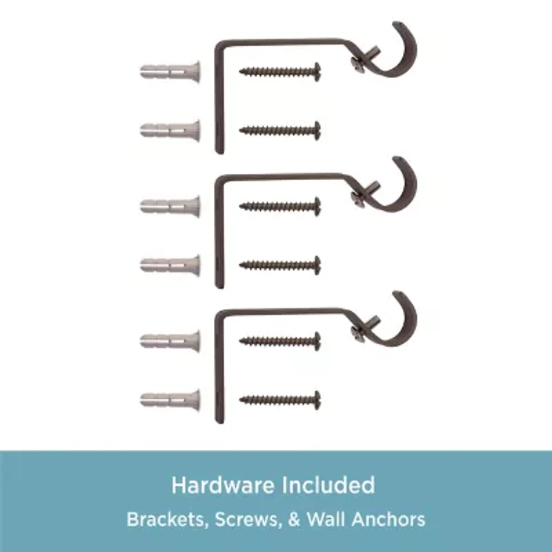 Kenney Mae Ball 5/8 Adjustable Curtain Rod