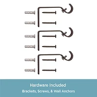 Kenney Mae Ball 5/8 Adjustable Curtain Rod