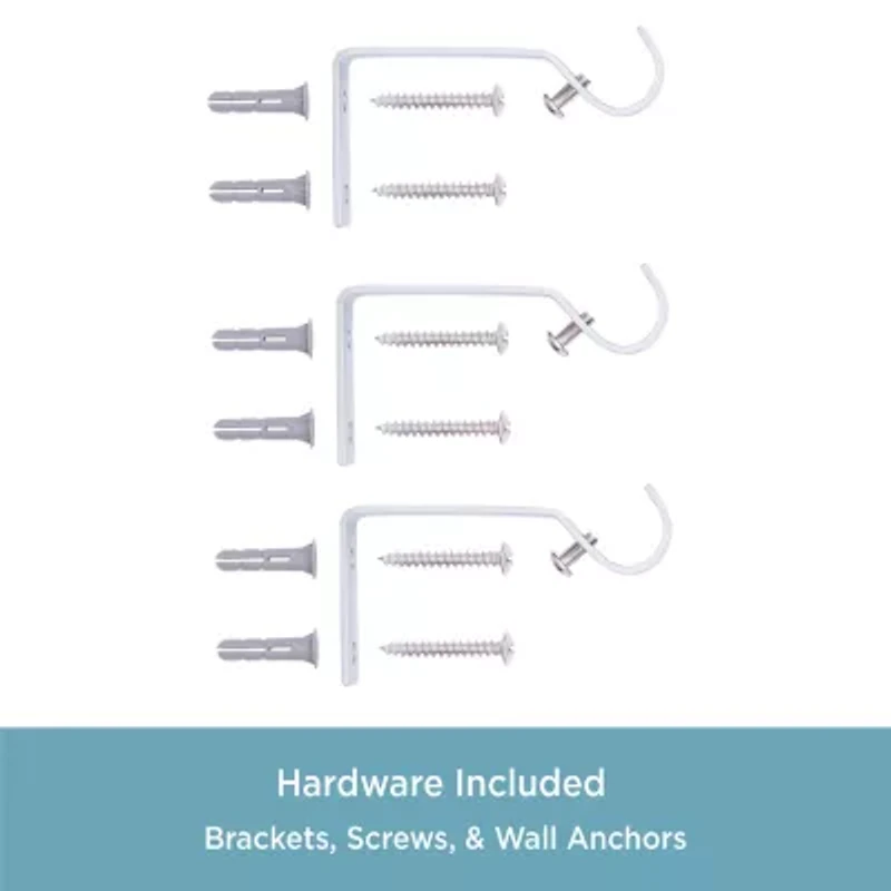 Kenney Mae Ball 5/8 Adjustable Curtain Rod