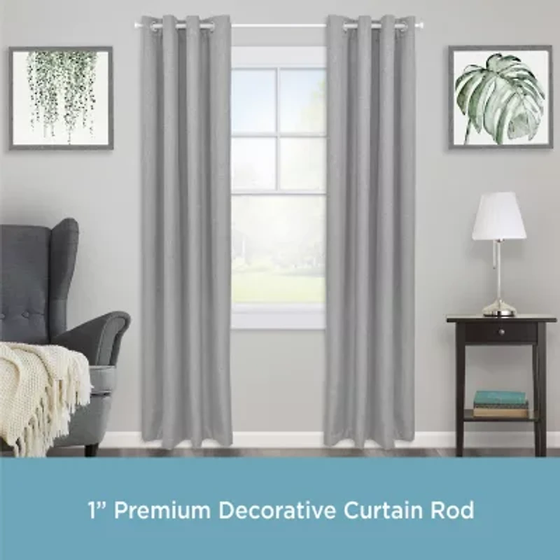 Kenney Weaver Premium Decorative Window Curtain Rod 1 Adjustable