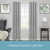 Kenney Weaver Premium Decorative Window Curtain Rod 1 Adjustable