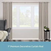 Kenney Weaver Premium Decorative Window Curtain Rod 1 Adjustable