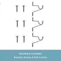 Kenney Fiona Cafe 7/16 Adjustable Curtain Rod