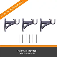 Kenney Tyler 1/2 Adjustable Curtain Rod