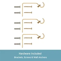 Kenney River 1/2 Adjustable Curtain Rod