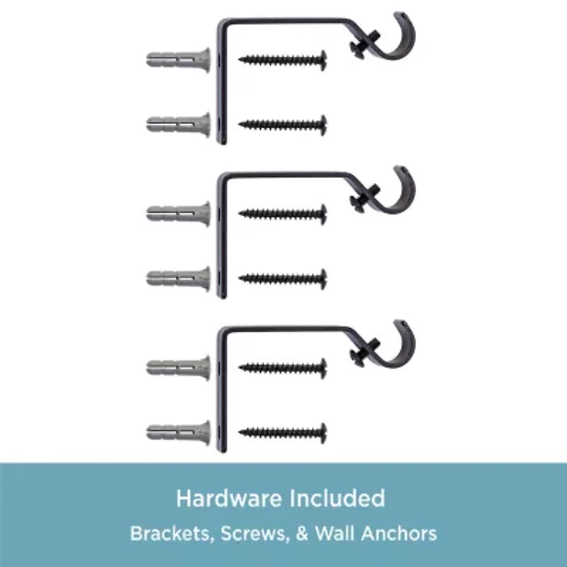 Kenney Harris 1/2 Adjustable Curtain Rod
