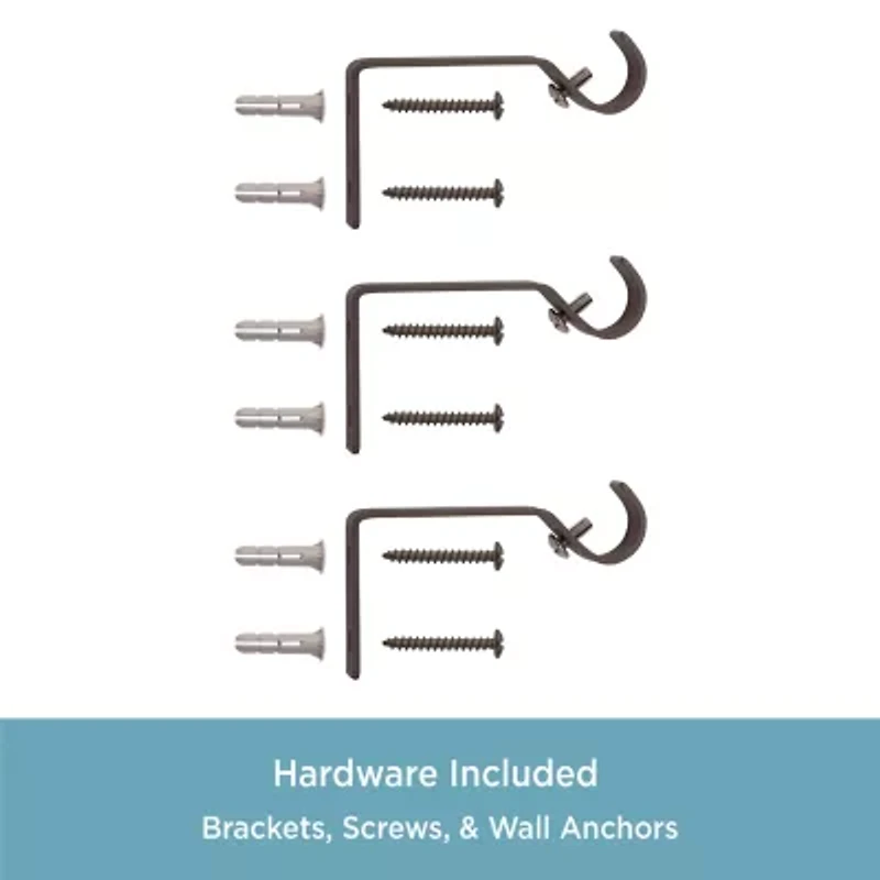 Kenney Chelsea 5/8 Adjustable Curtain Rod