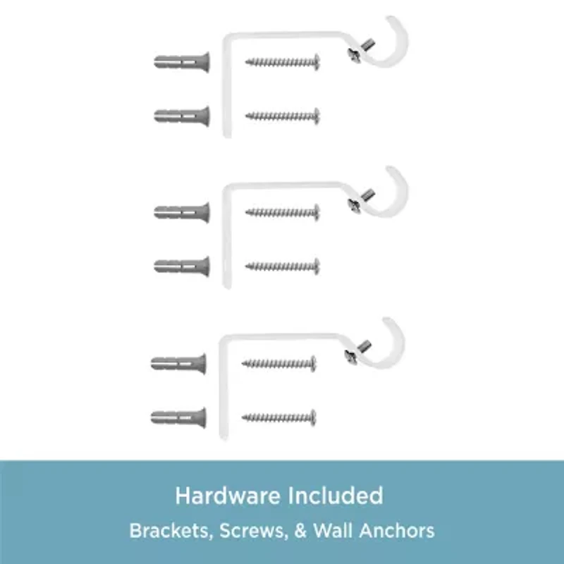 Kenney Chelsea 5/8 Adjustable Curtain Rod