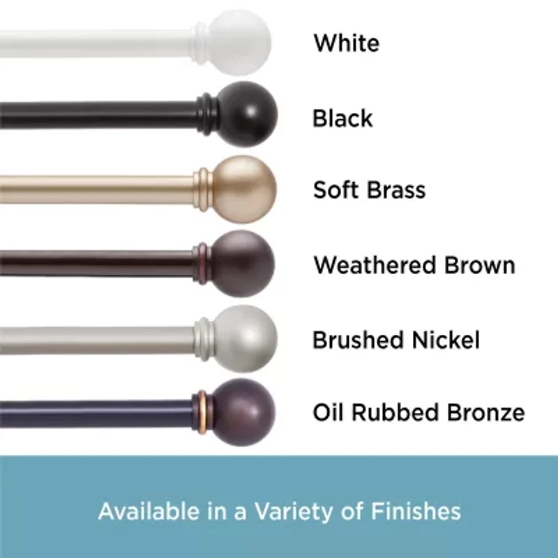 Kenney Chelsea 5/8 Adjustable Curtain Rod
