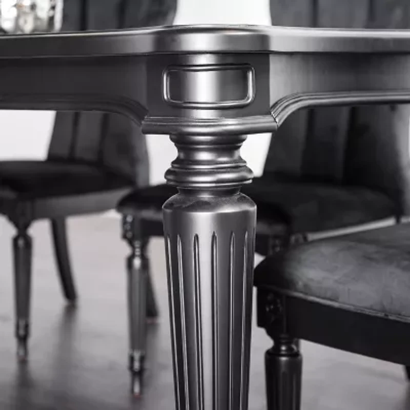Melodi Parc Rectangular Wood-Top Dining Table